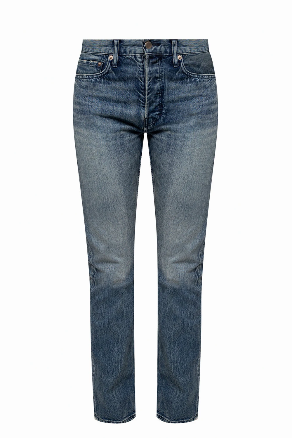 Jeansy z przetarciami