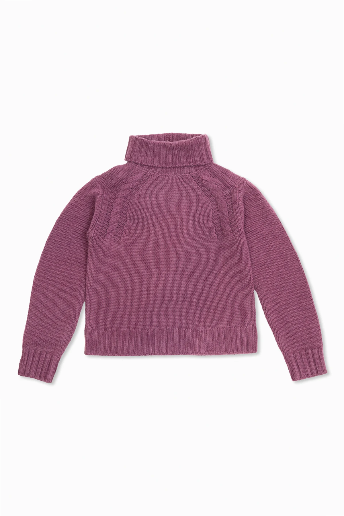 PURPLE Cashmere Turtleneck