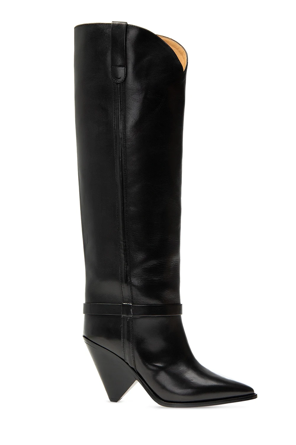 ‘Lenskee’ heeled knee-high boots