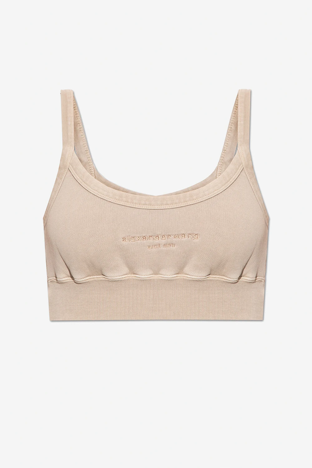 Cropped top with logo