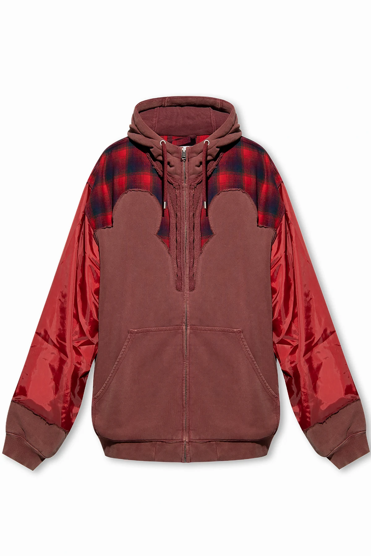 Bluza ze wzorem w kratę