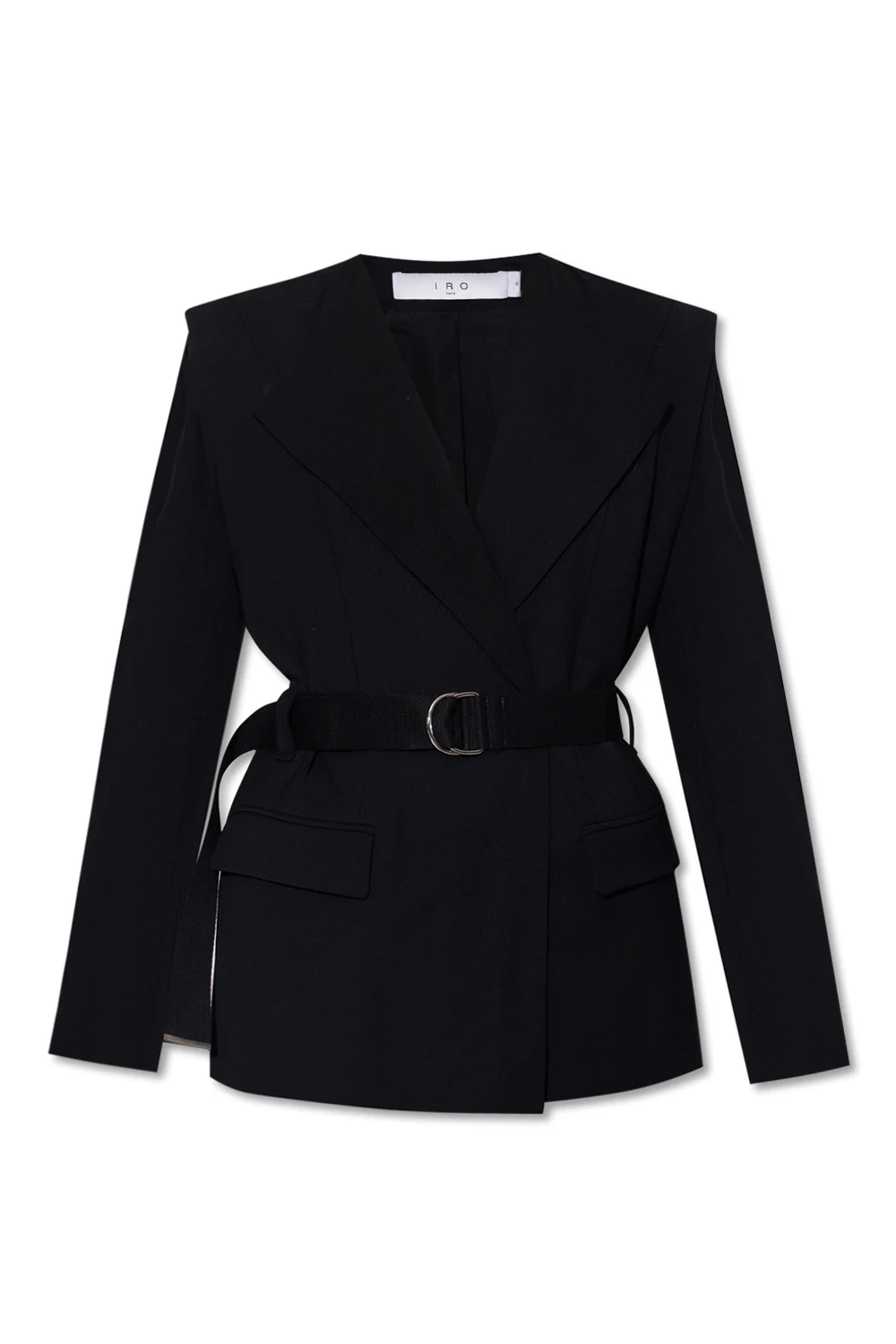 Belted blazer