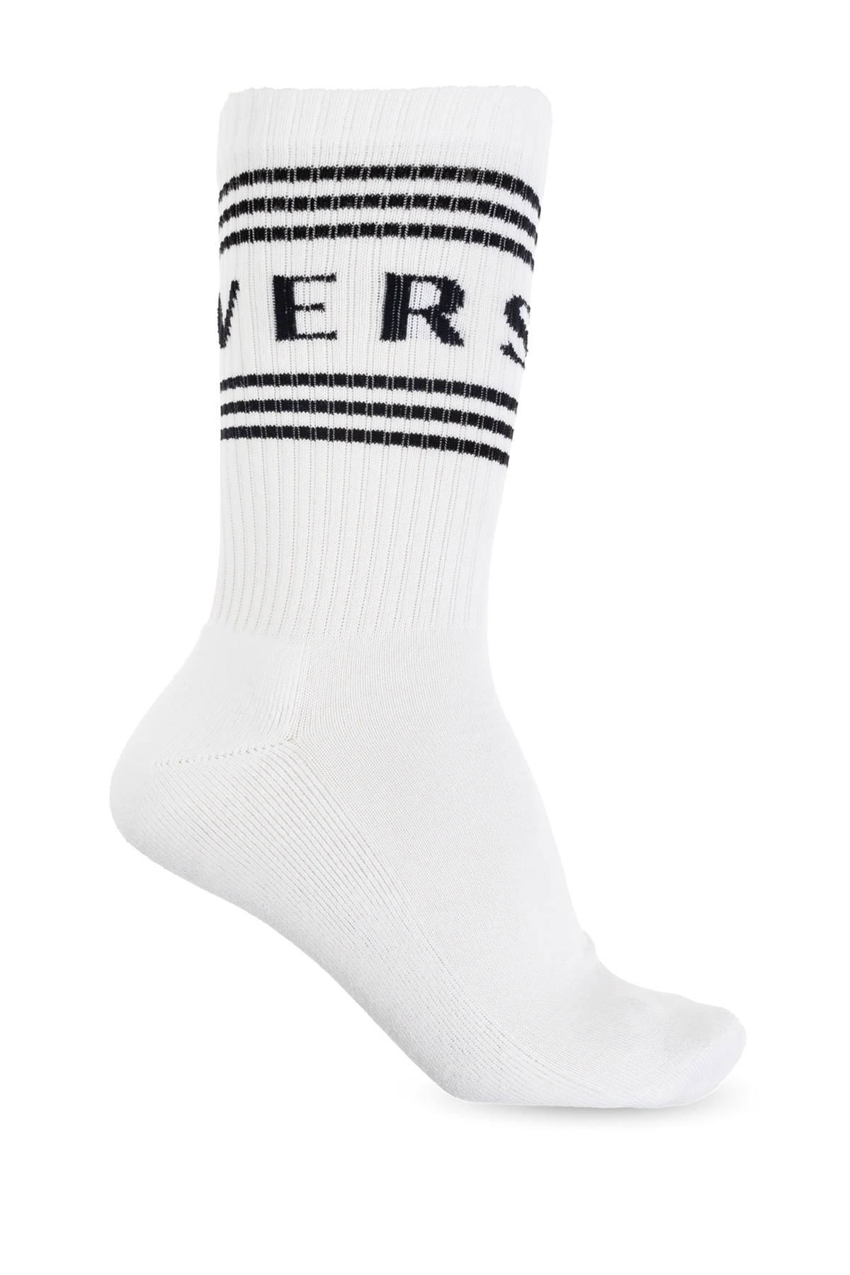 WEISS Baumwollsocken mit Logo