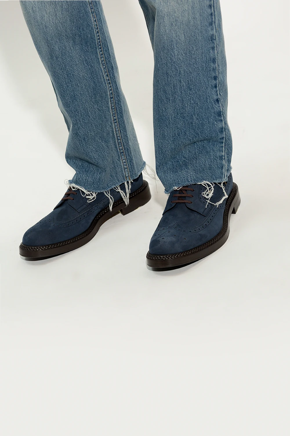 Shoes with brogue details