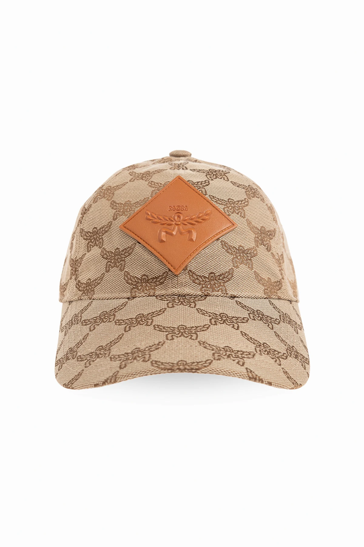 Baseball cap with monogram