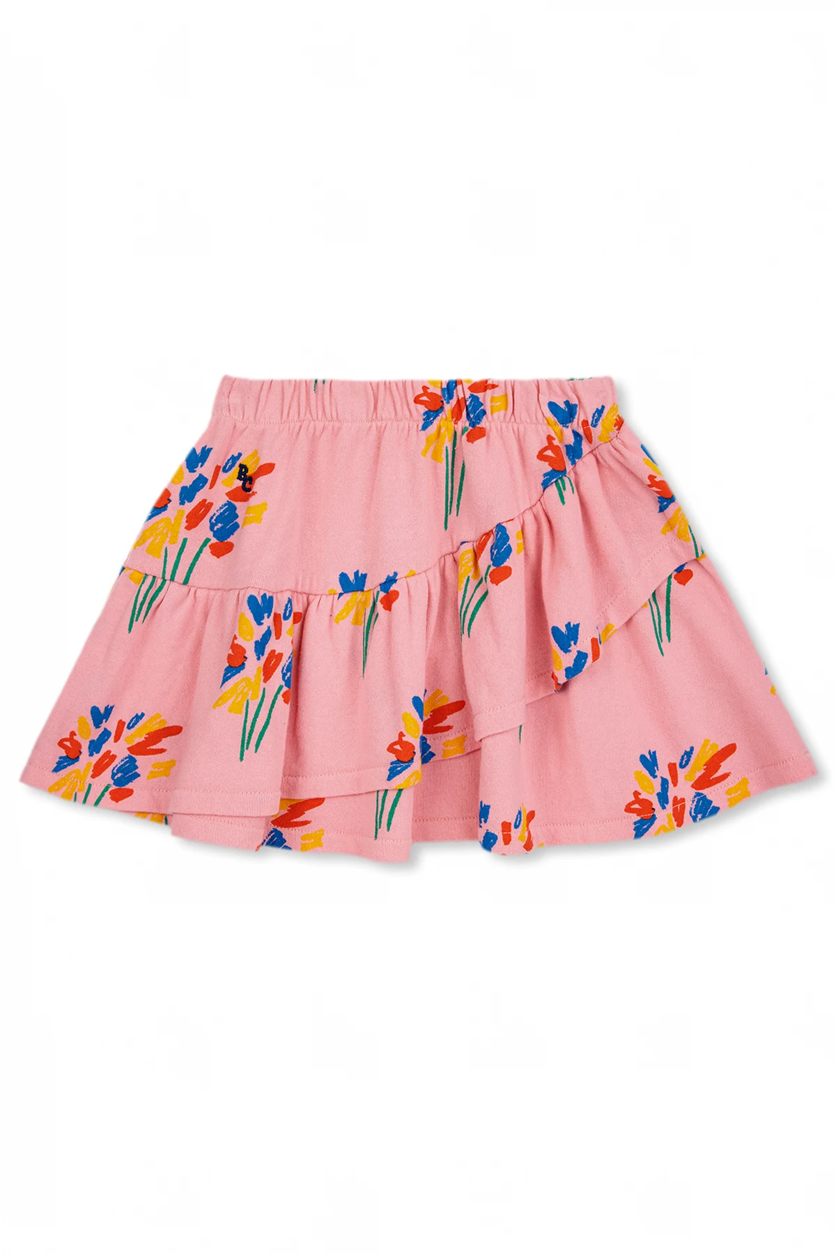 Skirt with floral motif