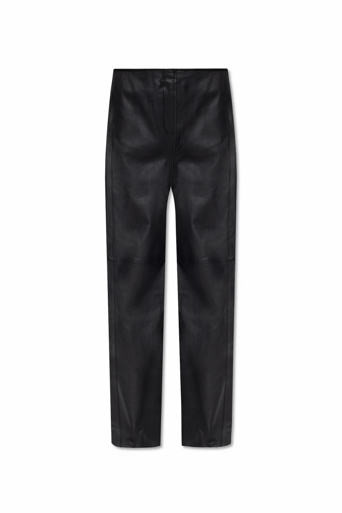 BLACK Trousers from lamb leather