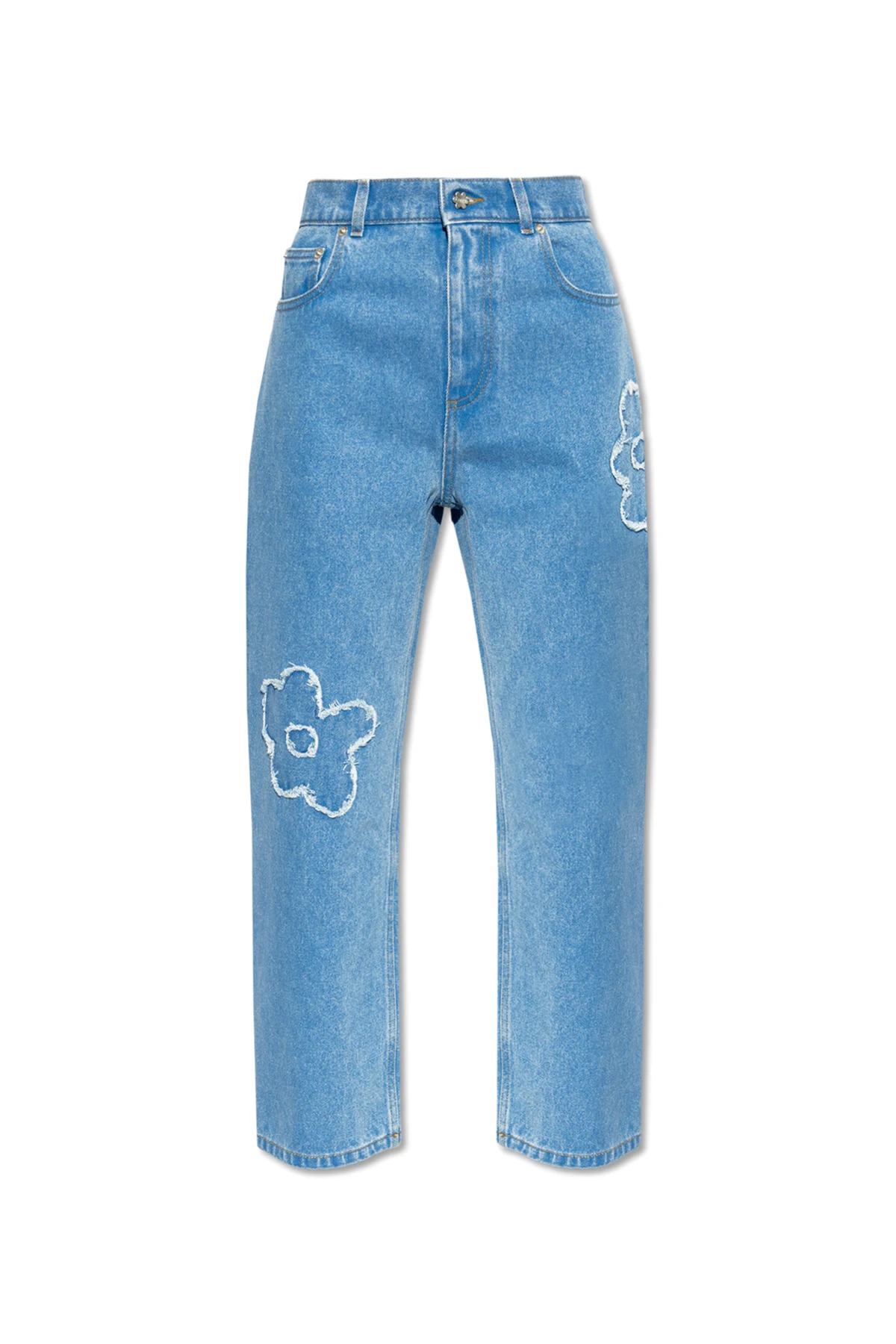 Jeans mit Steppnähten