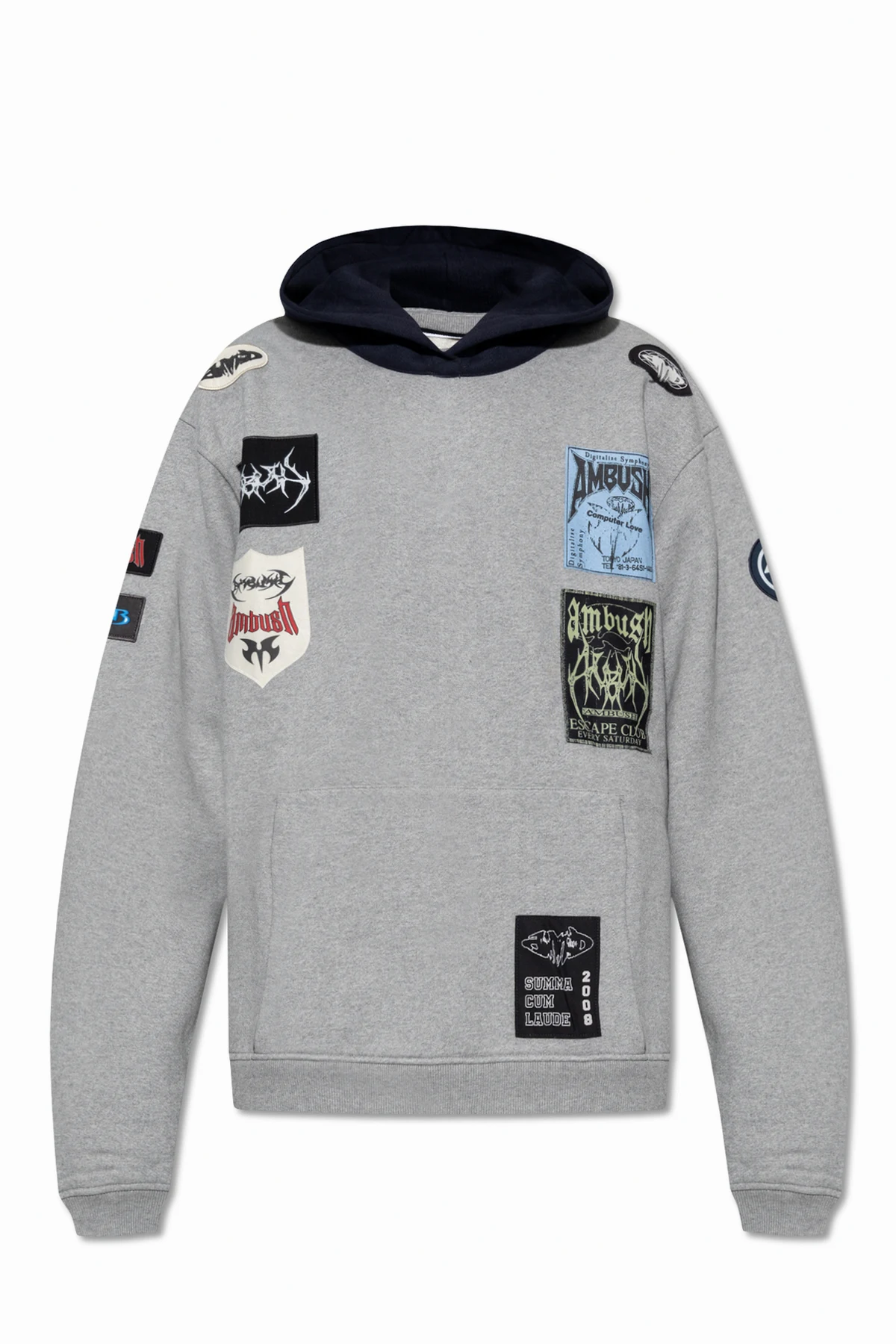 Hoodie with patches