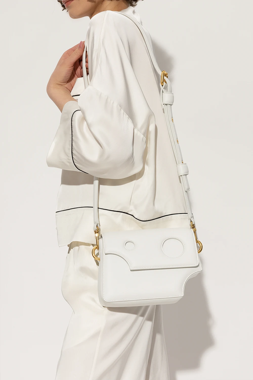 ‘Burrow’ shoulder bag with logo