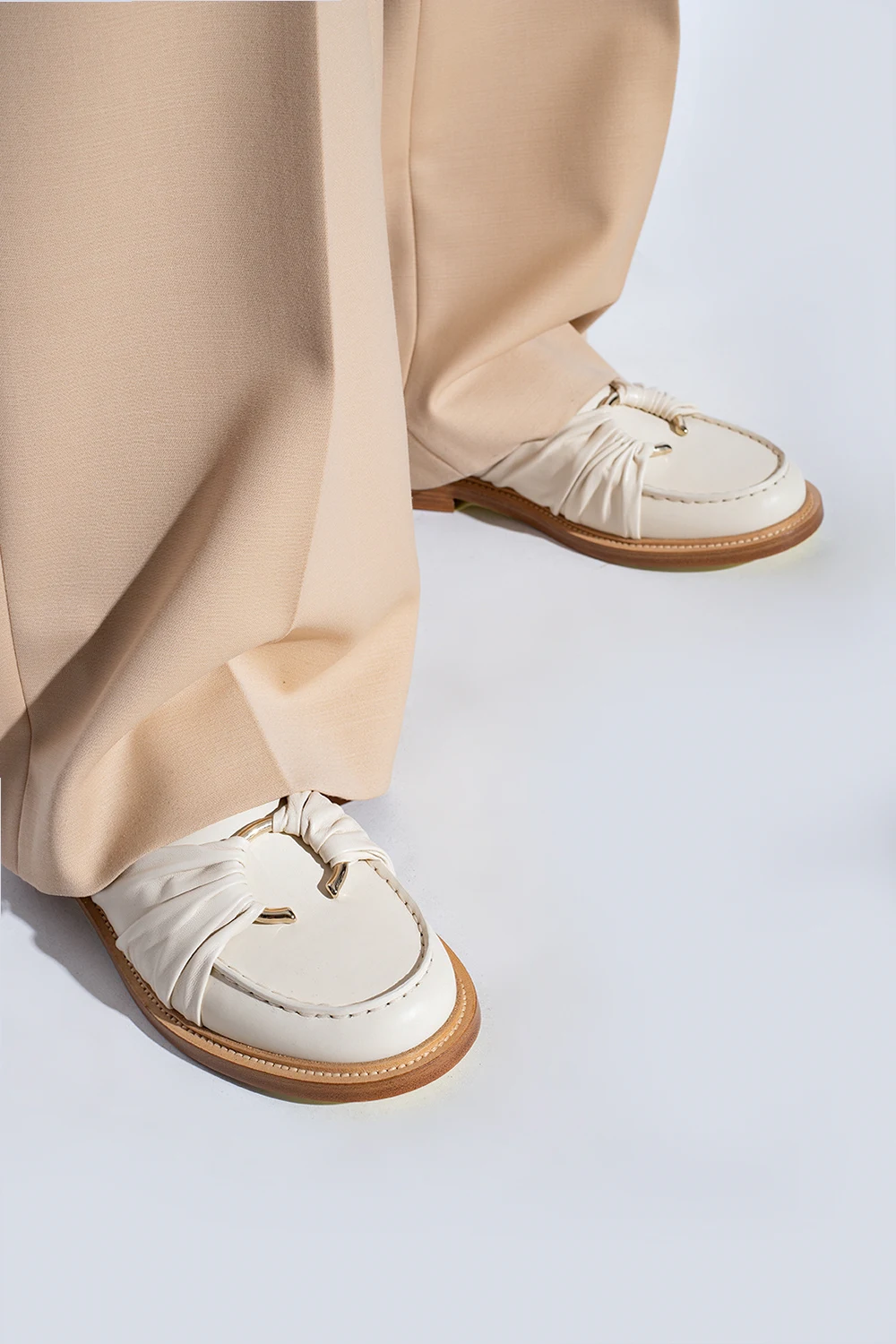 Skórzane mokasyny 'C'