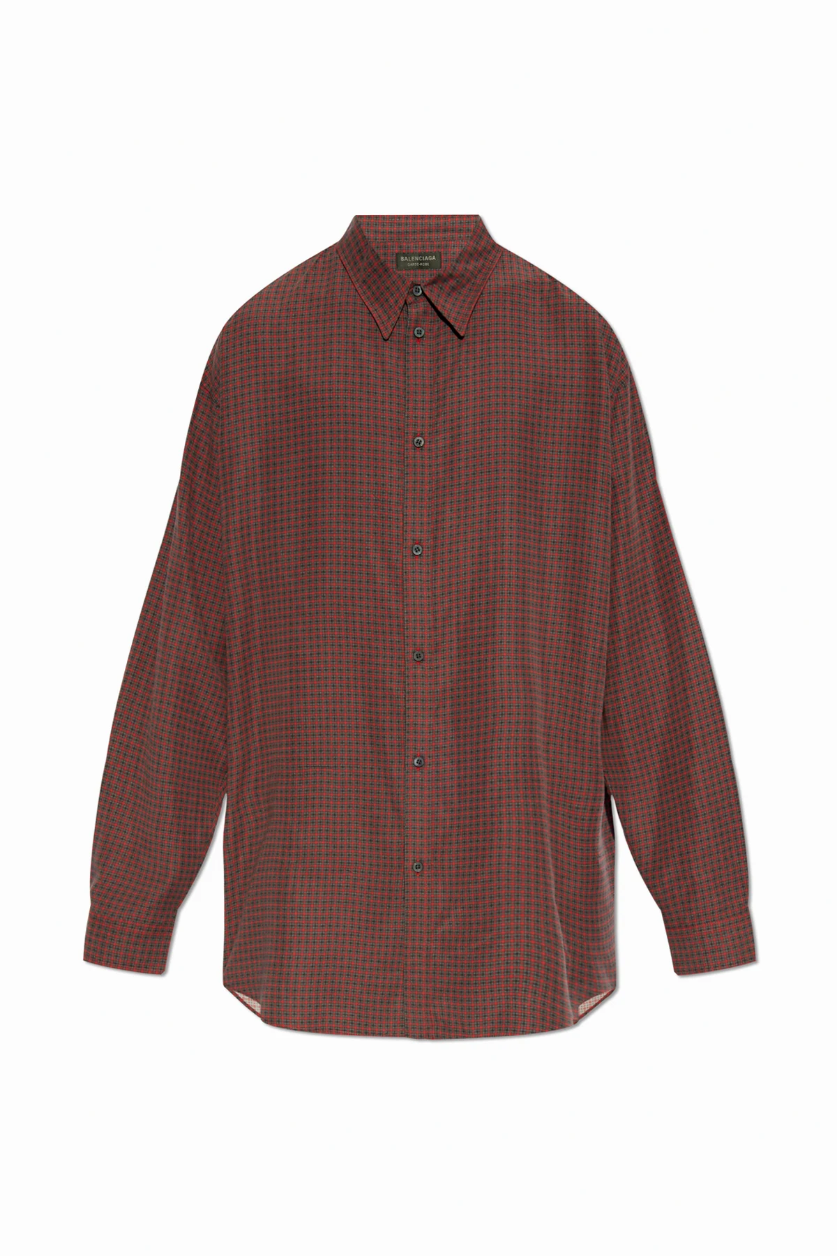 Shirt with check pattern