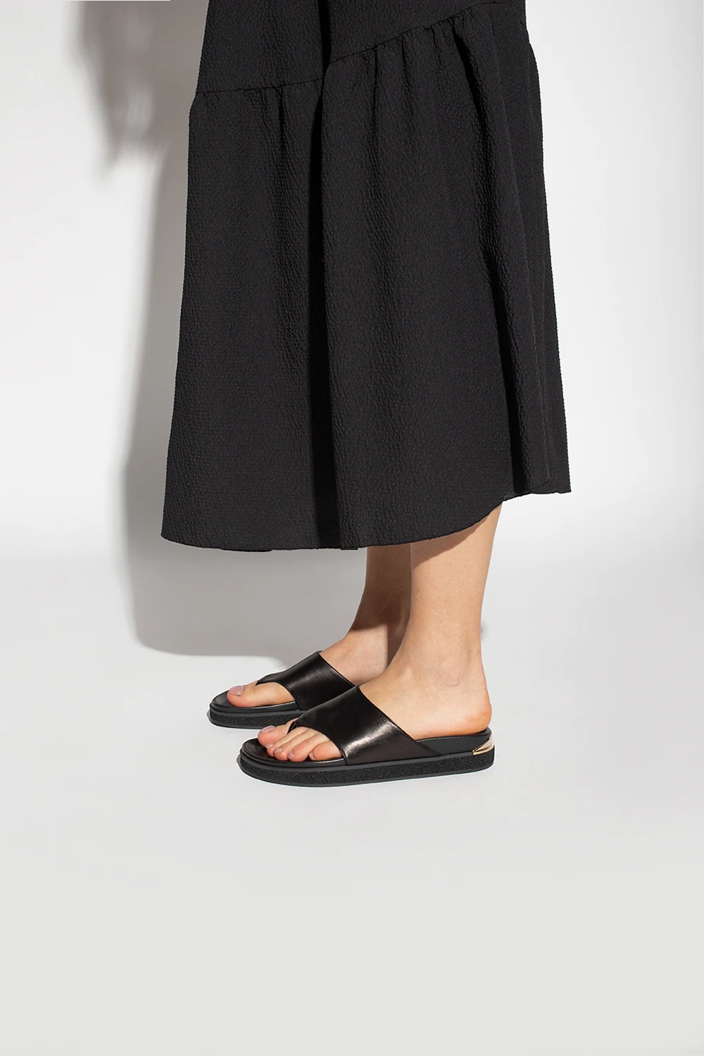 ‘Rowan’ leather slides