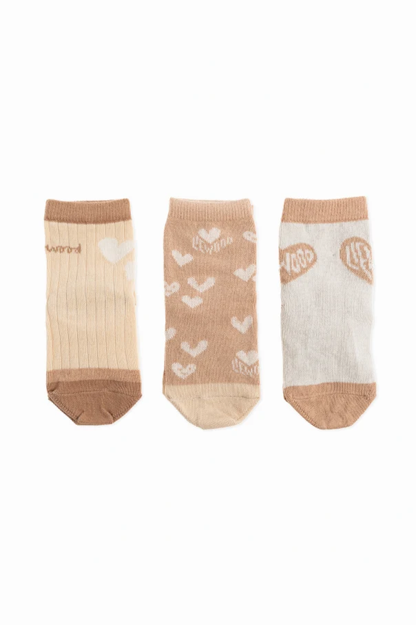 PINK 3-pack socks 'Silas'