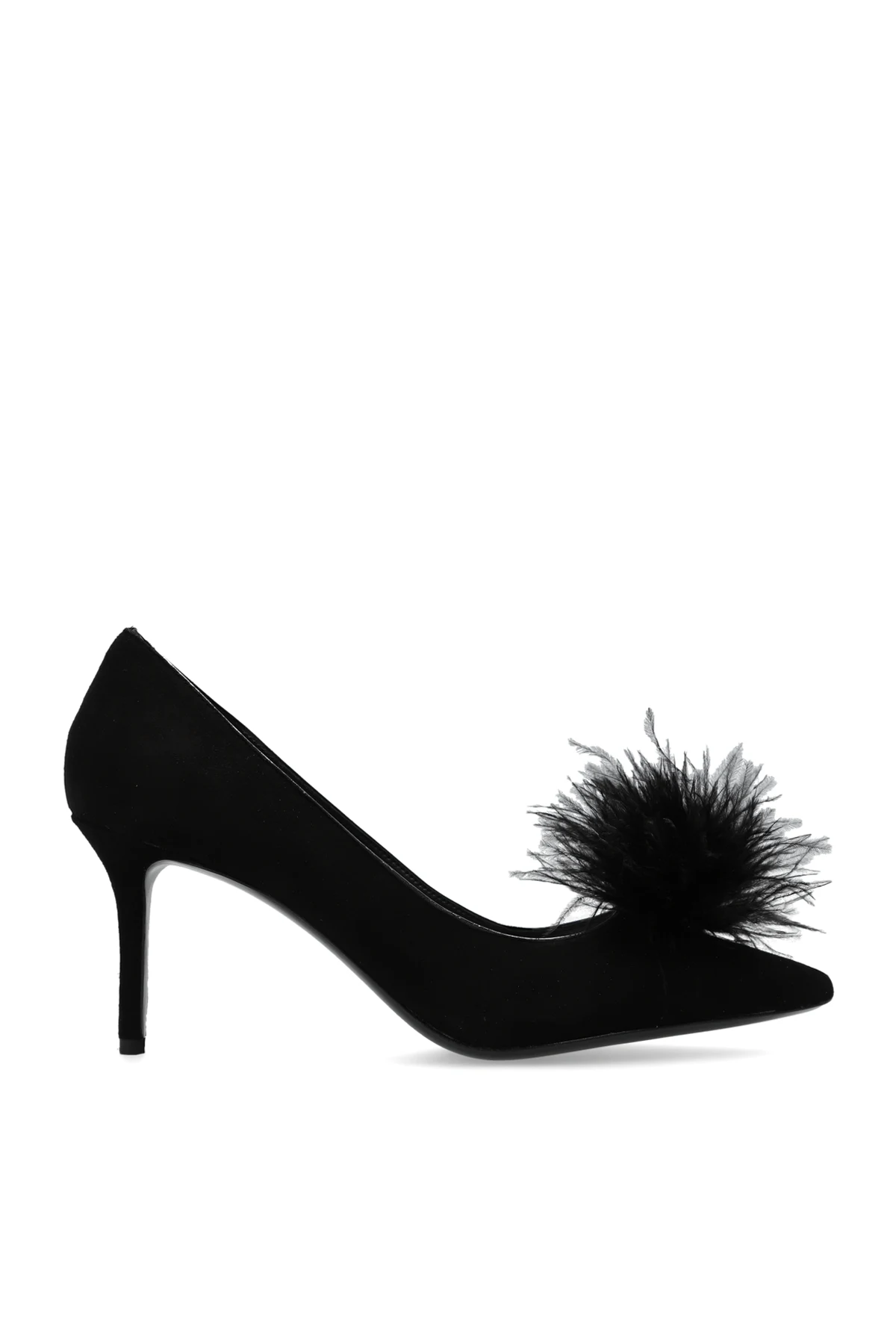 Leather stiletto pumps