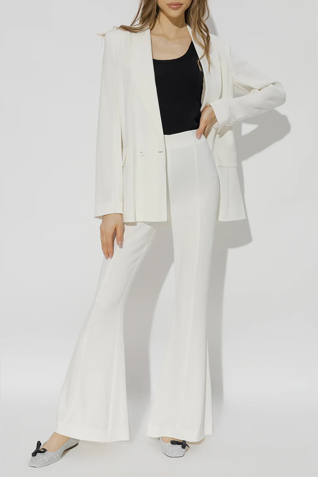 ‘Barcelona’ high-waisted trousers