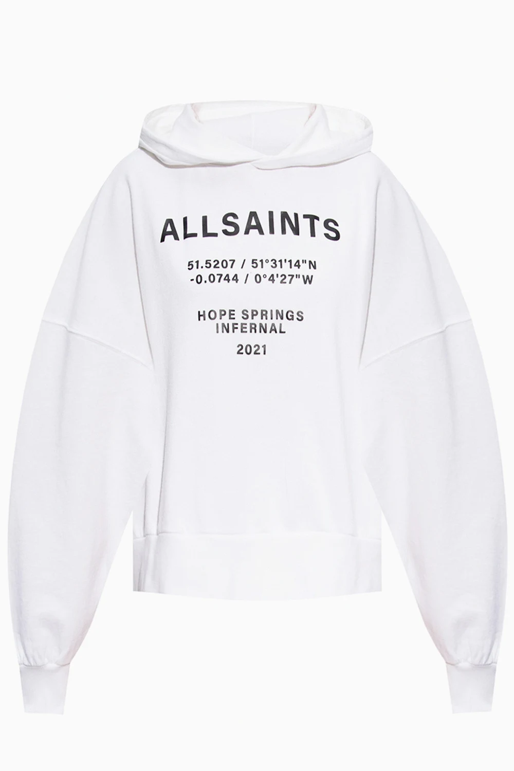 ‘Co-Ordinates’ hoodie with logo