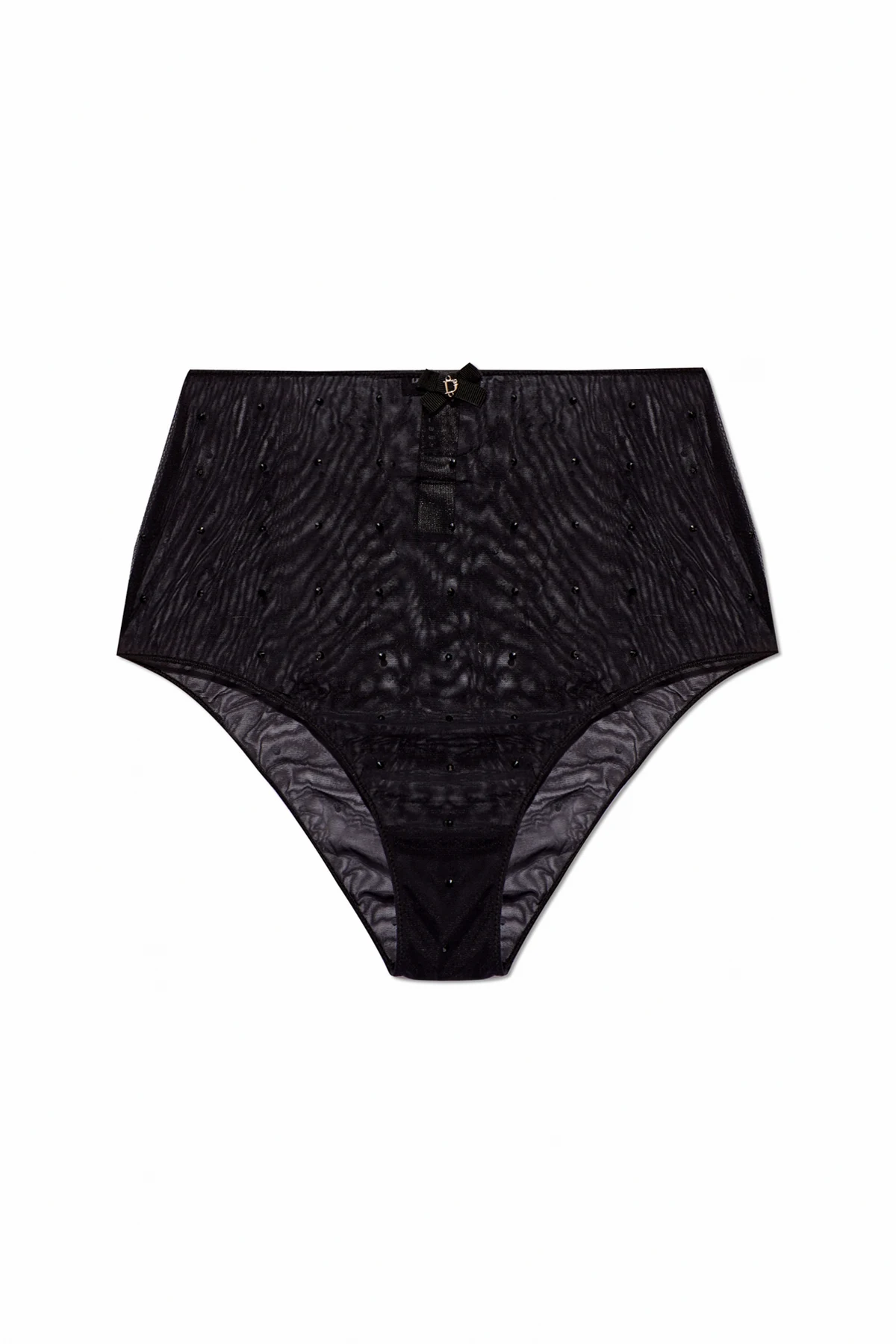 BLACK High-waisted briefs