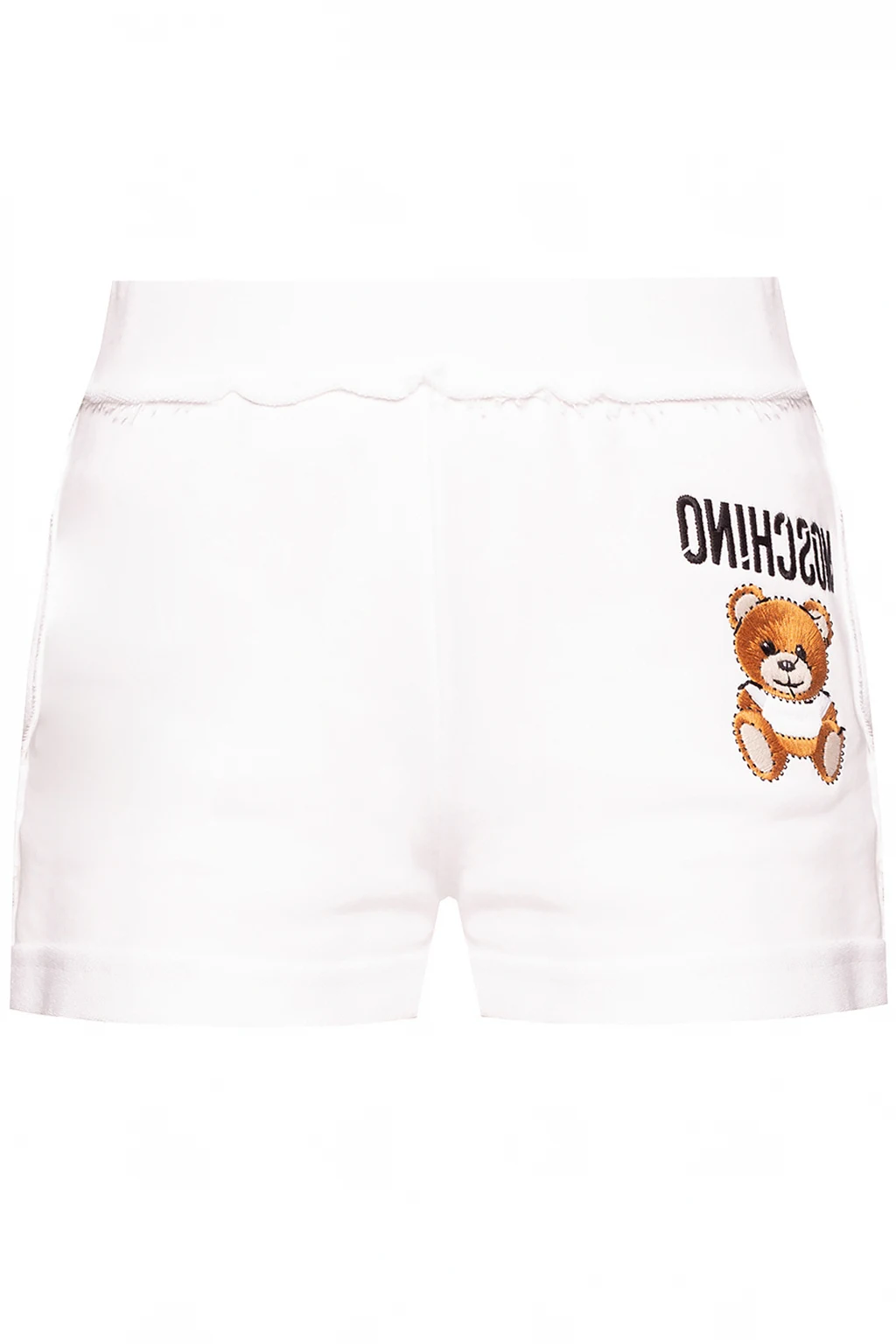 Szorty z surowym wykończeniem