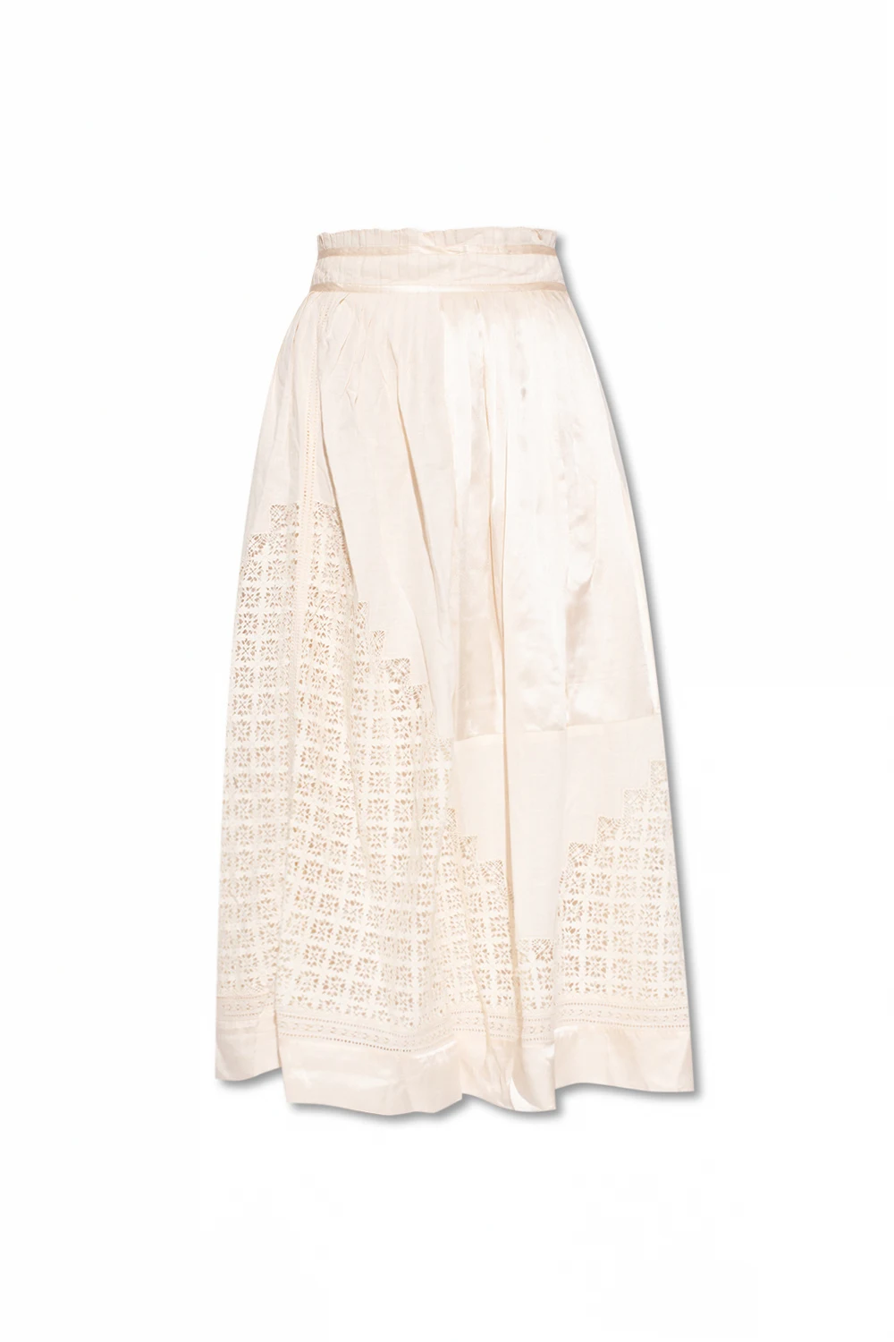 Spódnica z ażurowym wykończeniem