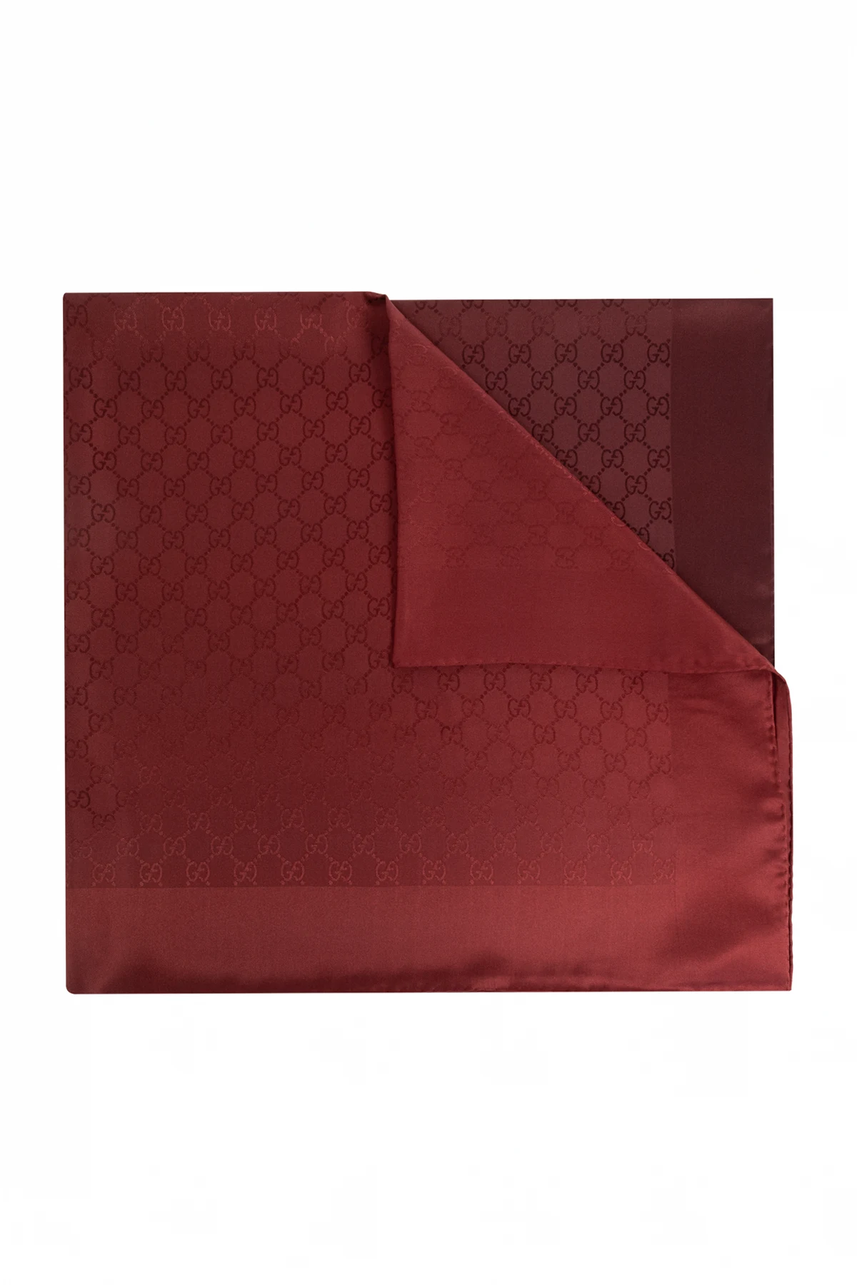 BURGUNDY Silk scarf