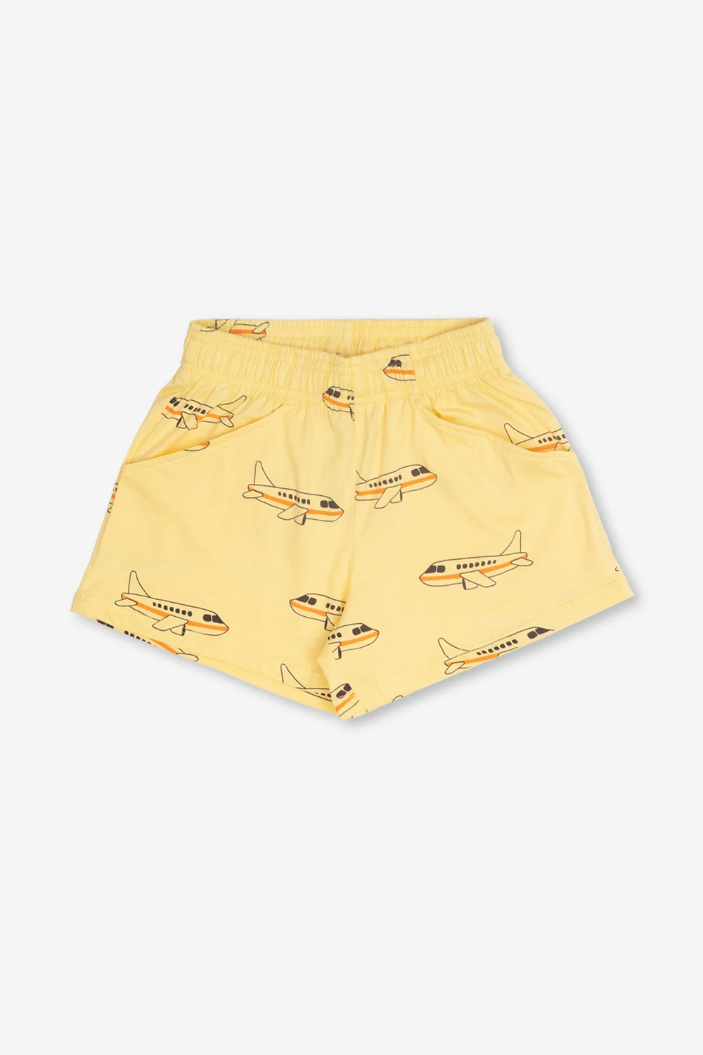 Shorts with motif of airplanes