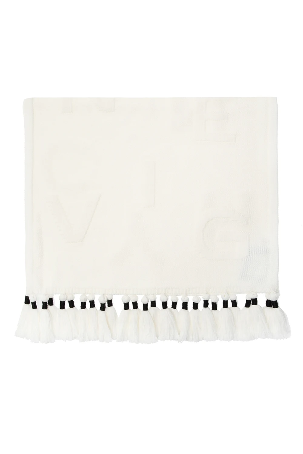 Fringed scarf
