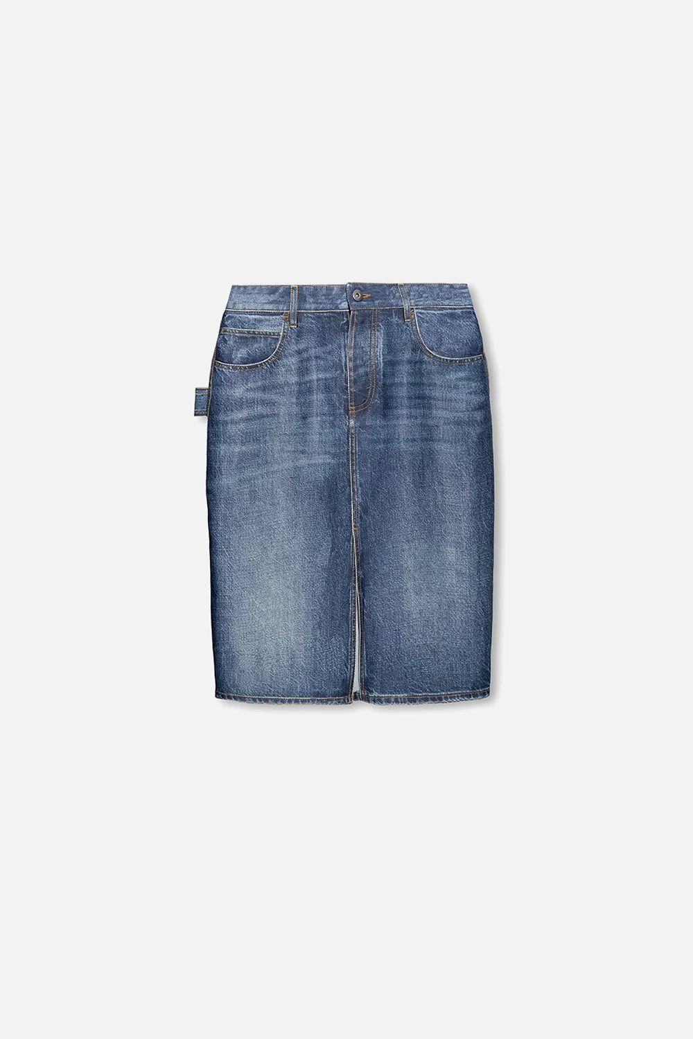 Skirt with ‘trompe l’oeil’ effect