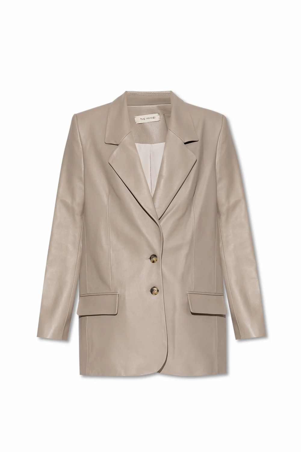 ‘Lille’ leather blazer