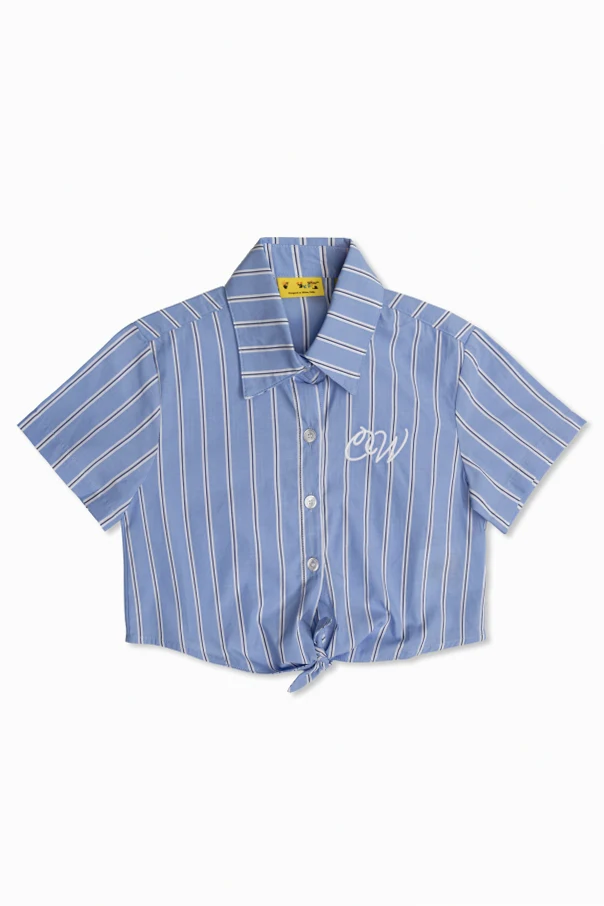 BLAU Gestreiftes Hemd