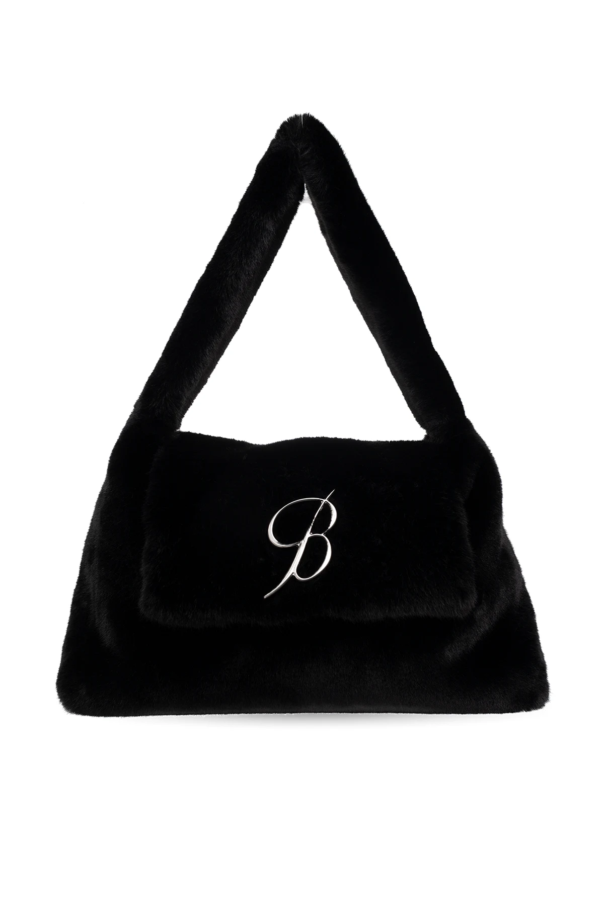 Fur shoulder bag