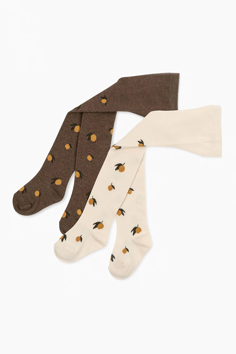 Tights 2-pack with fruit motif