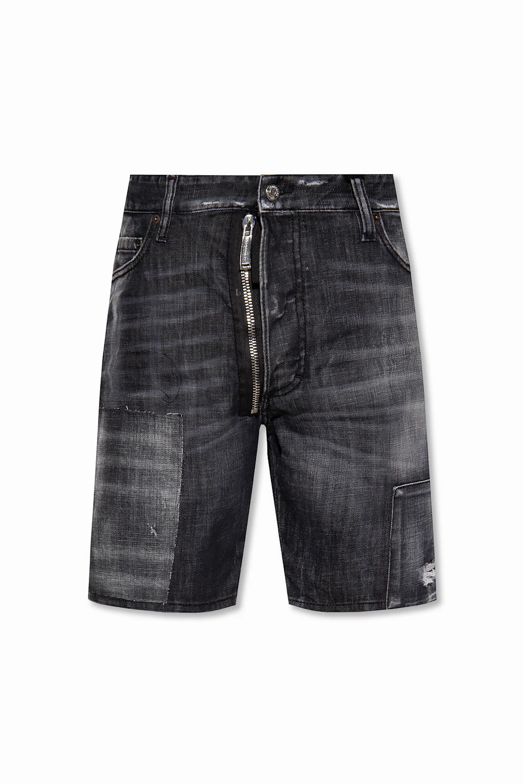 ‘Marine’ patched shorts