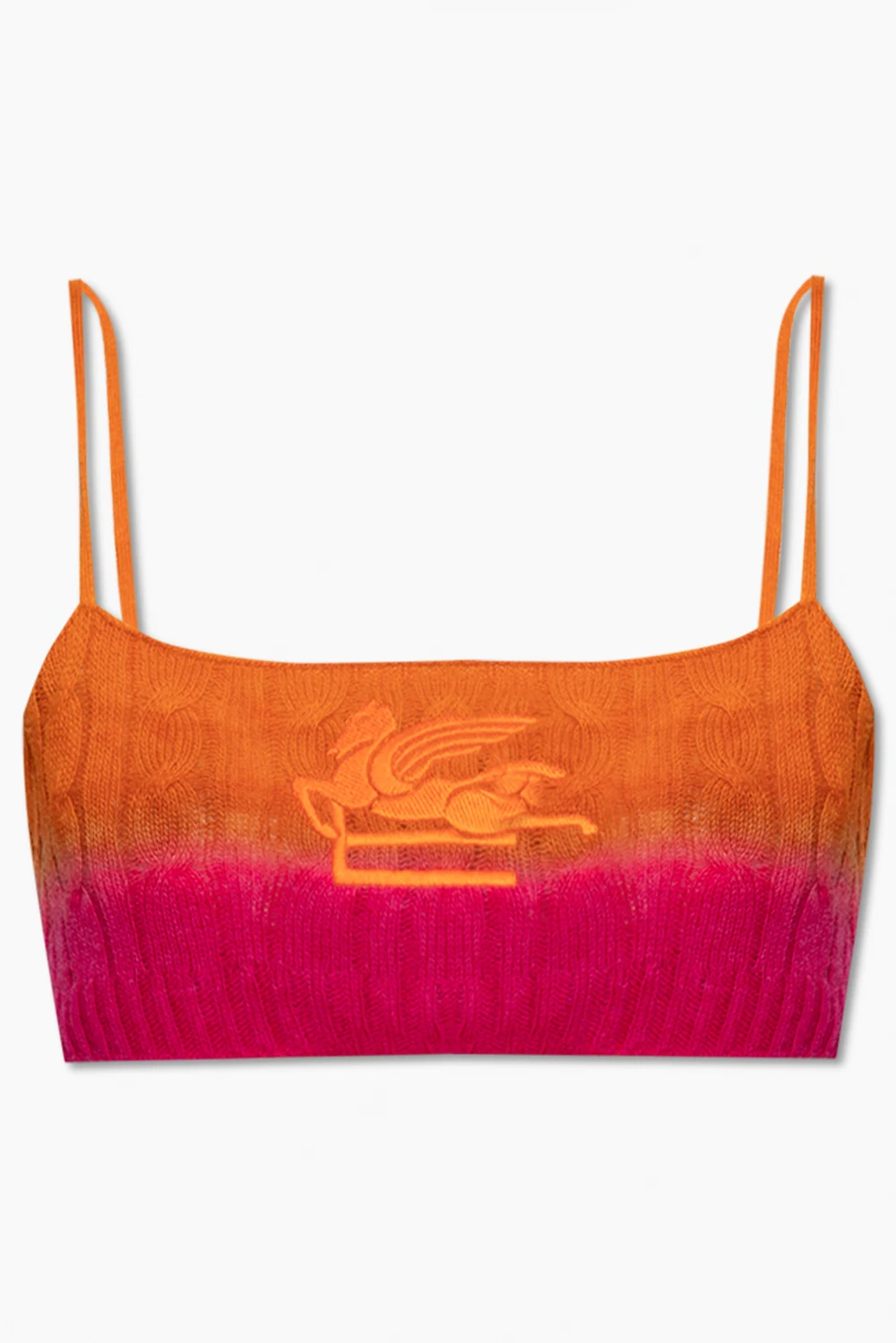 Wełniany top na ramiączkach