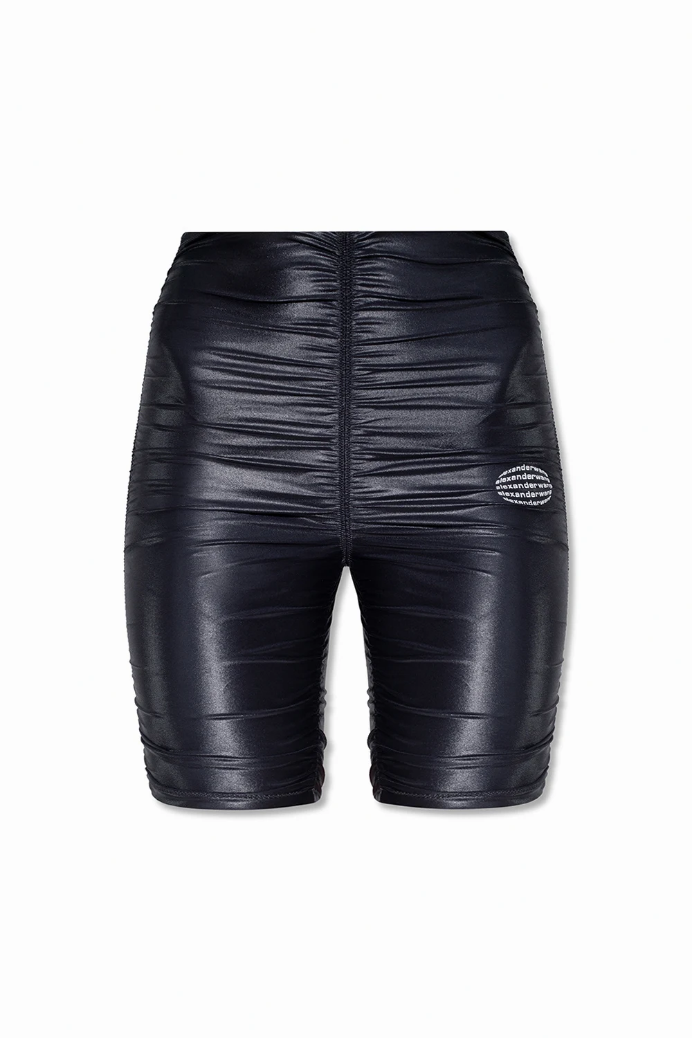 Cropped leggings with gathers