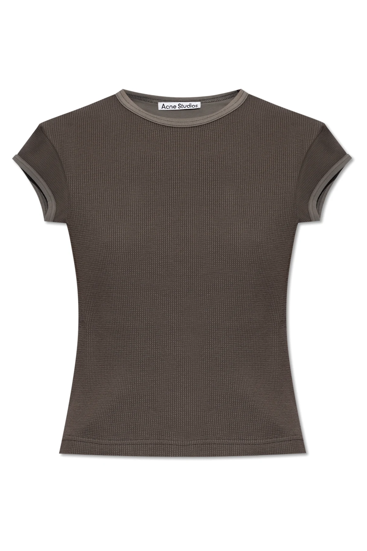 Prążkowany t-shirt