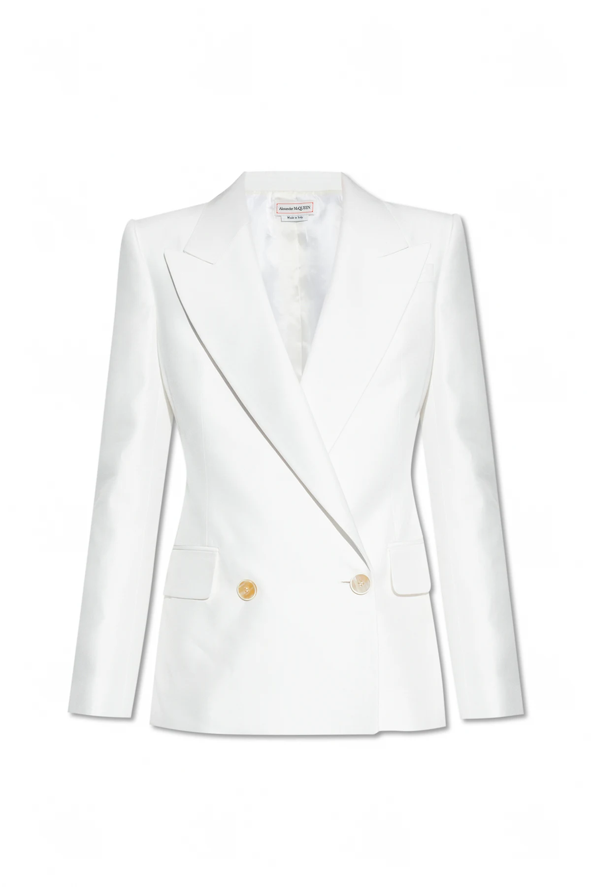 WHITE Double-breasted blazer