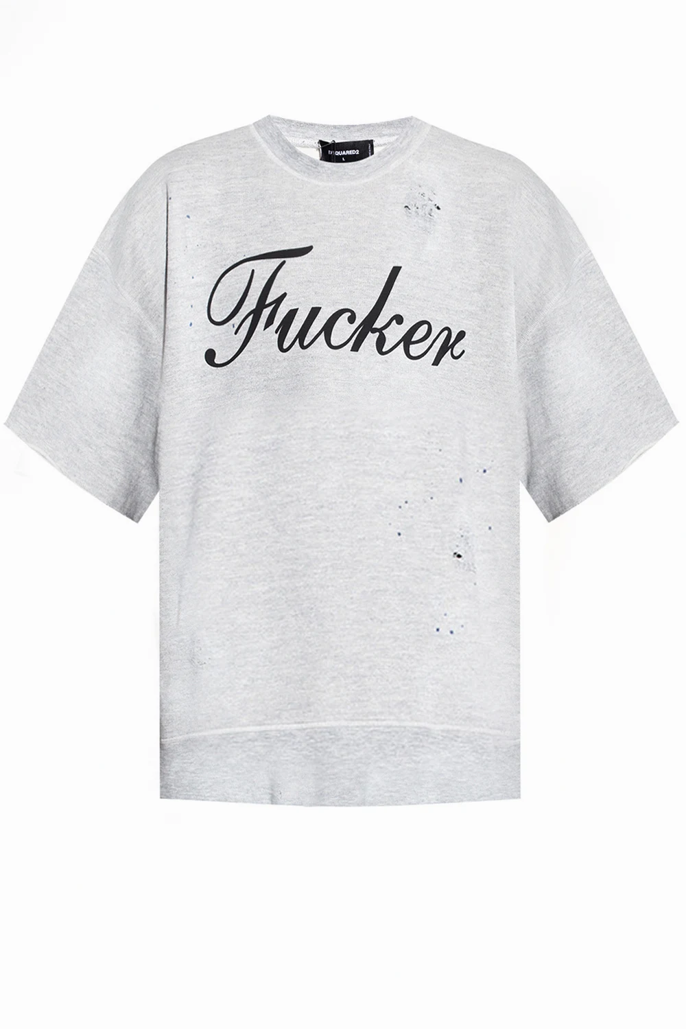 Short-sleeved sweatshirt