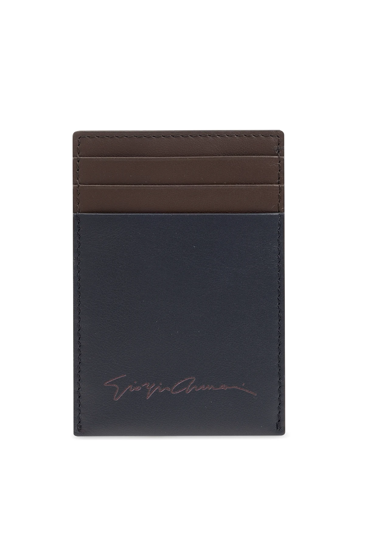 Card case with bill clip