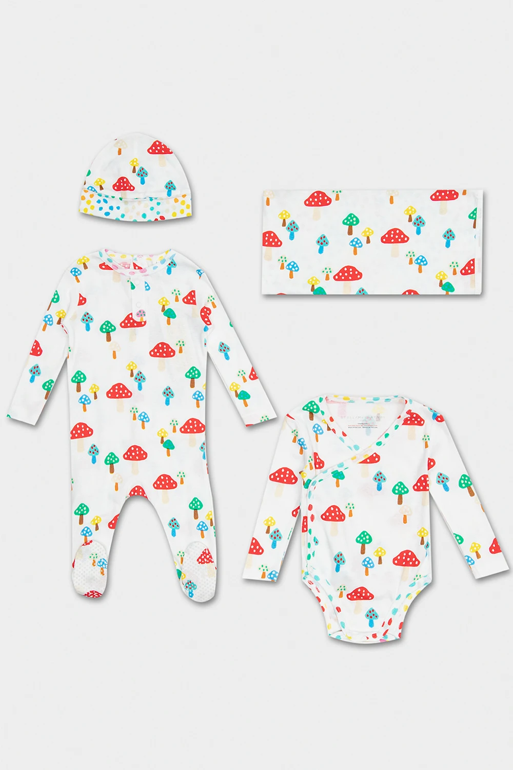 Baby set: blanket, romper, body & hat