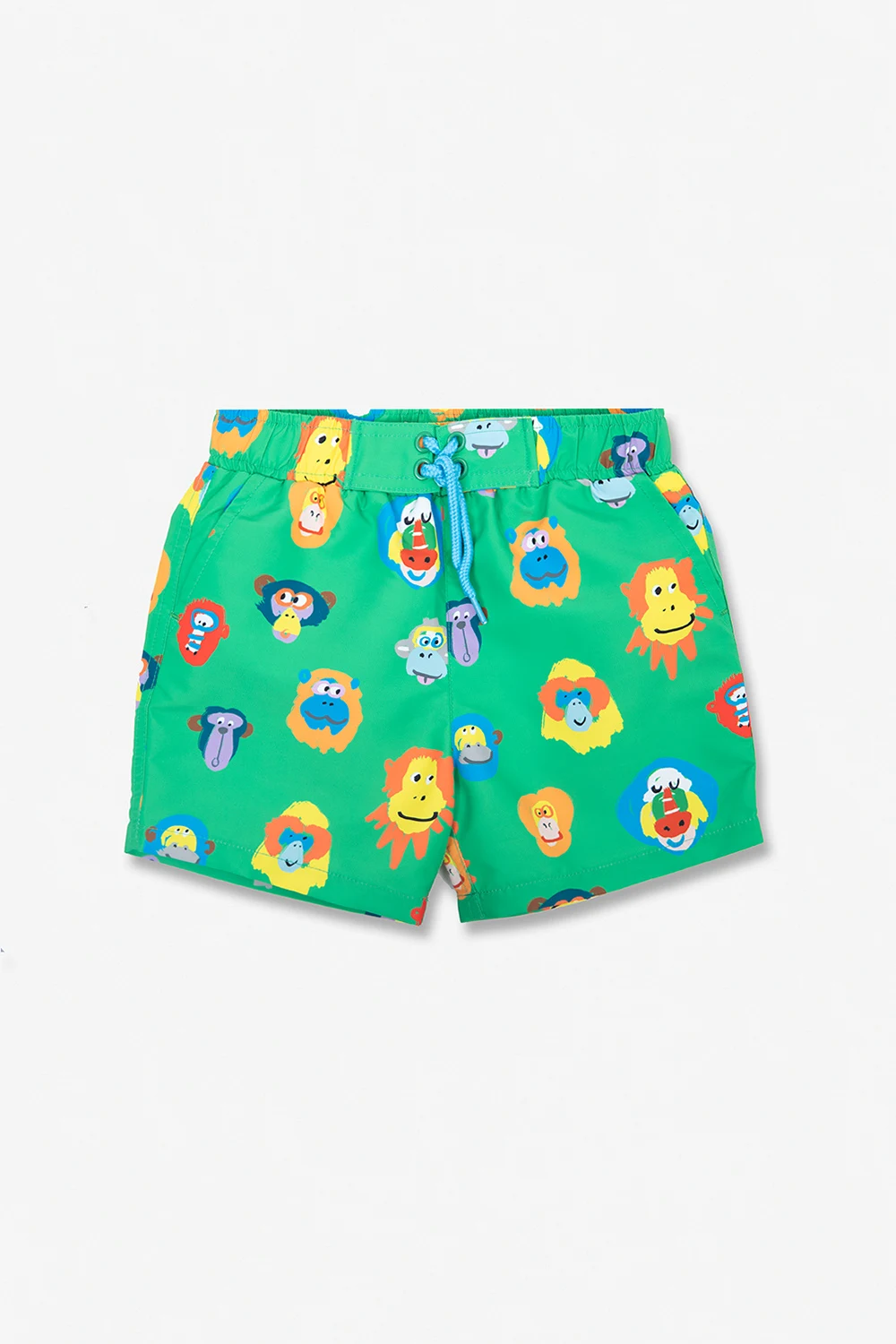 Swim shorts with animal pattern