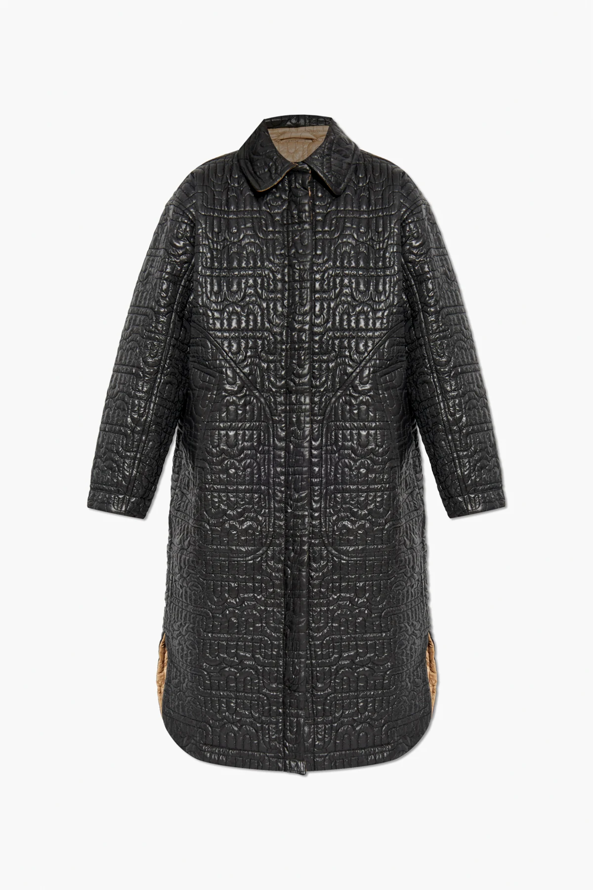 Pikowany dwustronny płaszcz