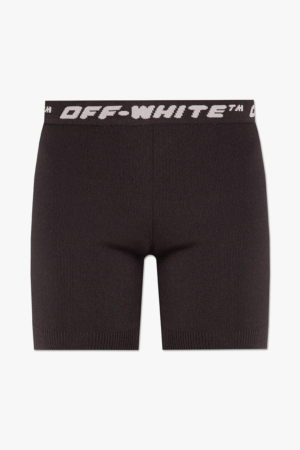 Short ribbed leggins