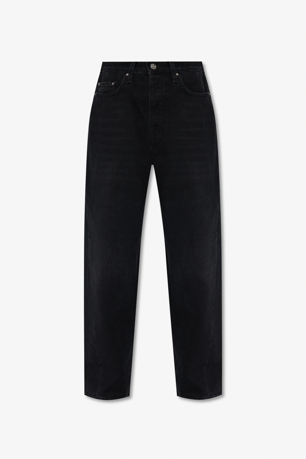 Jeans with straight legs