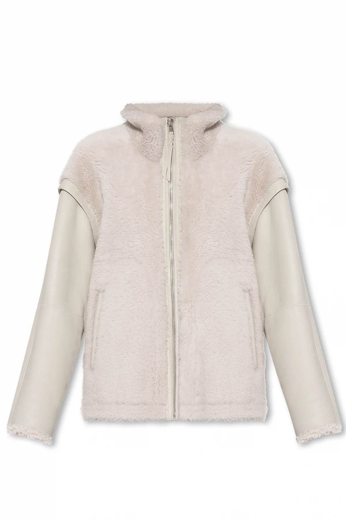 ‘Marble’ leather jacket