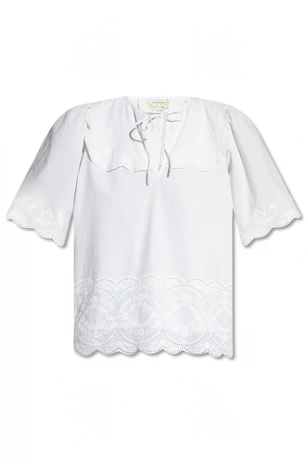 Top z ozdobnym haftem ‘Doris’