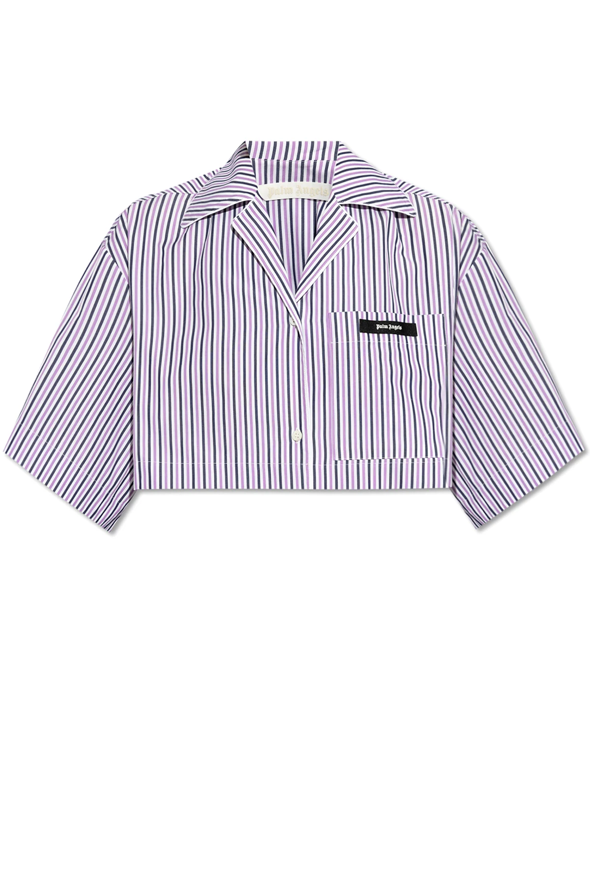 Krótka koszula ze wzorem w paski