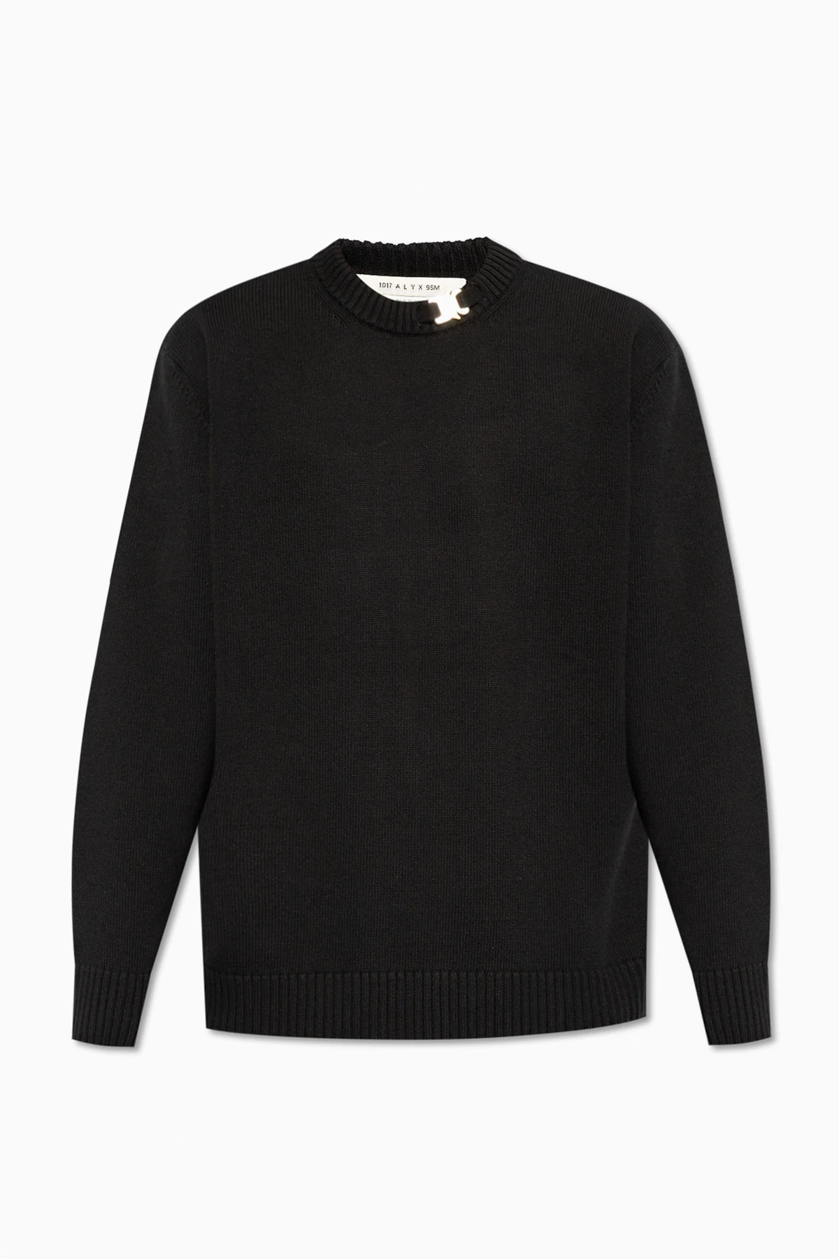 Sweater with signature buckle