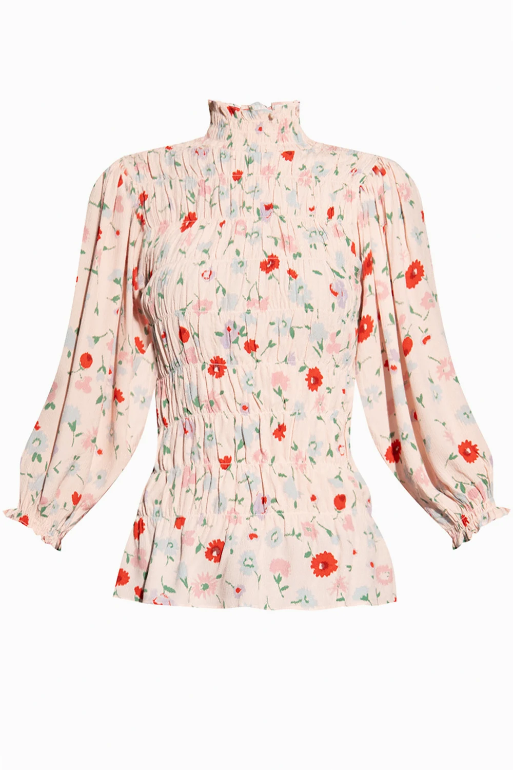 Top with mock neck