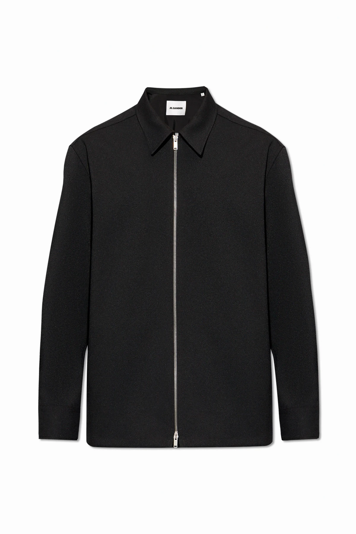 CZARNY Koszula z zapięciem na zamek